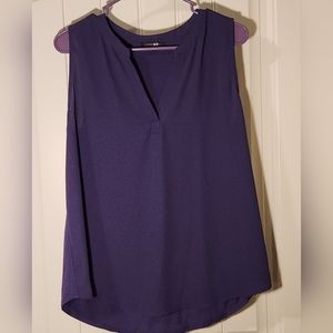 Purple, size medium Papermoon sleeveless v-neck blouse